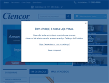 Tablet Screenshot of ciencor.com.br